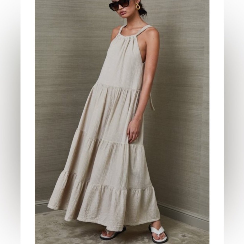 Bec+Bridge Maxi Cotton Holiday Dress